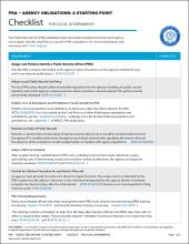PRA Agency Obligations Checklist Nov 2023
